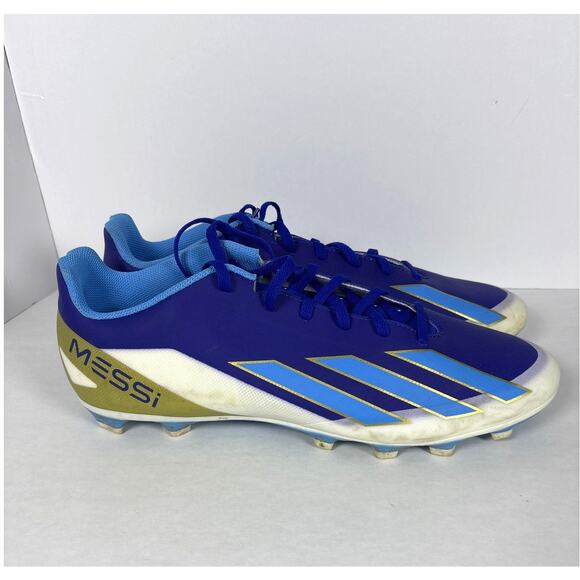 Adidas X Crazyfast Club Messi FxG Blue, White Soccer Football Boots Cleats Sz 13 main image 4